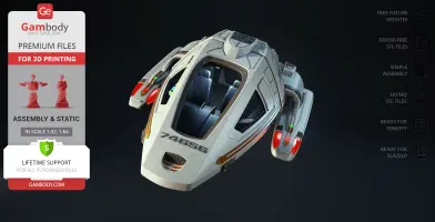 Type-9 Shuttlecraft 3D Printer Files | Assembly