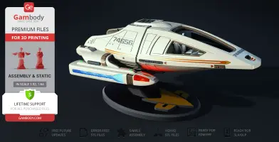 Type-9 Shuttlecraft 3D Printer Files | Assembly