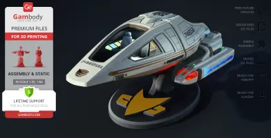 Type-9 Shuttlecraft 3D Printer Files | Assembly