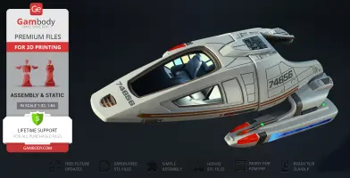 Type-9 Shuttlecraft 3D Printer Files | Assembly