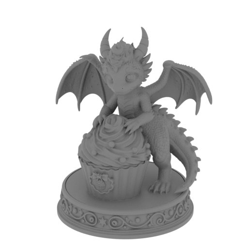 Cupcake Dragon.stl