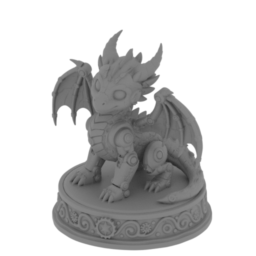 Steampunk Baby Dragon.stl