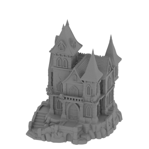 Dark Fantasy Castle.stl