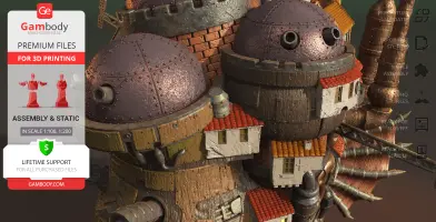 Howl Moving Castle 3D Printer Files | Assembly