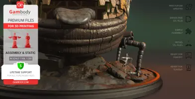 Howl Moving Castle 3D Printer Files | Assembly