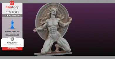 Atlas Statue Bust