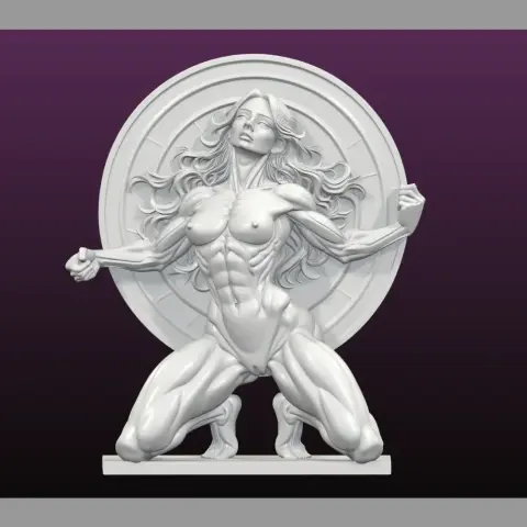 Atlas Statue Bust