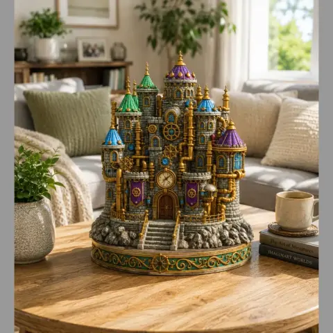Steampunk Fantasy Castle STL File for 3D Printing
