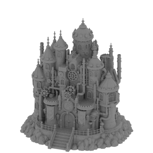 simplify_Steampunk Fantasy Castle.stl