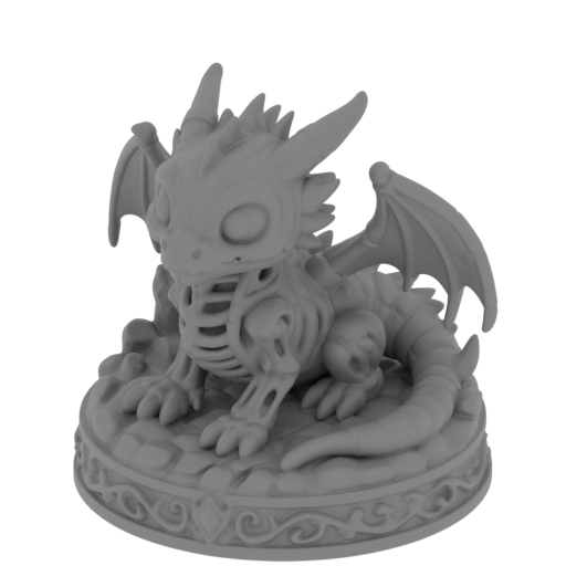 Baby Sekeleton Dragon.stl