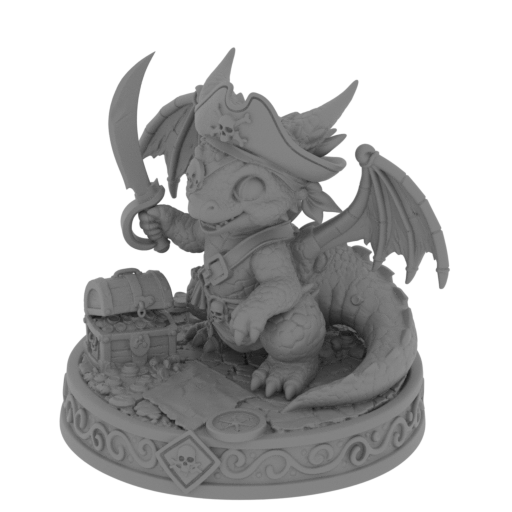 Treasure Hunter Dragon.stl