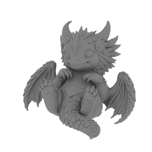 Bluebell Baby Dragon.stl