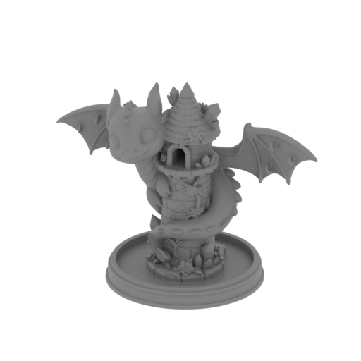 Dragon key holder.stl