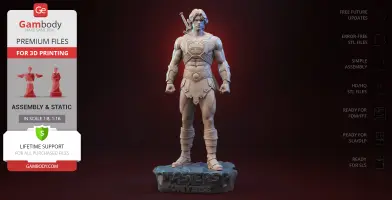 He-Man Masters of the Universe 3D Printer Files | Assembly
