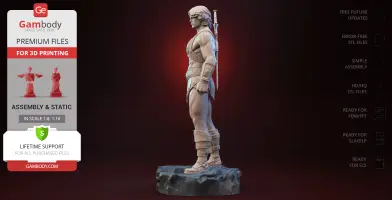 He-Man Masters of the Universe 3D Printer Files | Assembly
