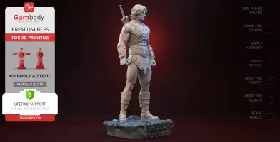 He-Man Masters of the Universe 3D Printer Files | Assembly