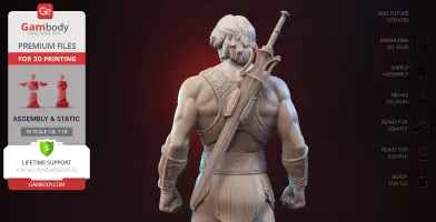 He-Man Masters of the Universe 3D Printer Files | Assembly