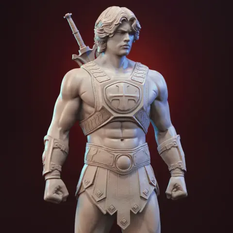 He-Man Masters of the Universe 3D Printer Files | Assembly