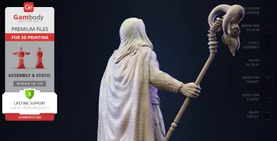 Skeletor Masters of the Universe 3D Printer Files | Assembly