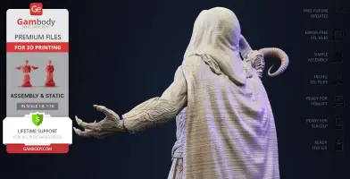 Skeletor Masters of the Universe 3D Printer Files | Assembly