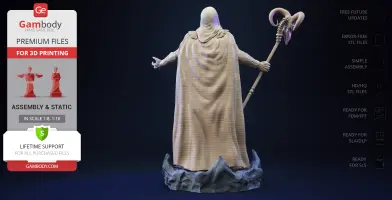 Skeletor Masters of the Universe 3D Printer Files | Assembly