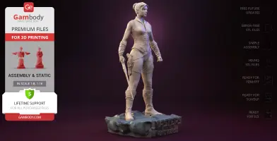 Teela Masters of the Universe 3D Printer Files | Assembly