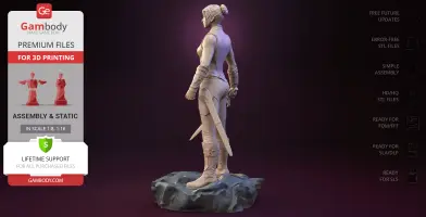 Teela Masters of the Universe 3D Printer Files | Assembly