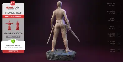 Teela Masters of the Universe 3D Printer Files | Assembly