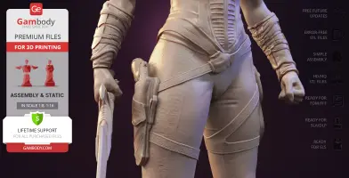 Teela Masters of the Universe 3D Printer Files | Assembly
