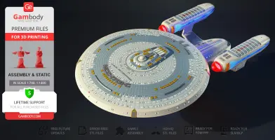 USS Enterprise NCC-1701-C 3D Printer Files | Assembly