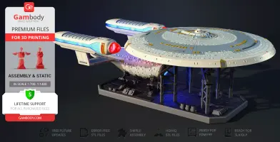 USS Enterprise NCC-1701-C 3D Printer Files | Assembly