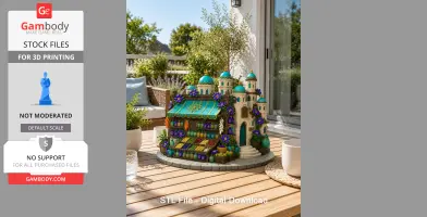 Sultan's Spice & Potion Bazaar STL File for 3D Print