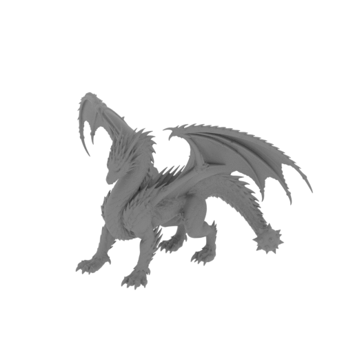 Royal War Dragon.stl