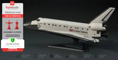 Space Shuttle Discovery 3D Printer Files | Assembly