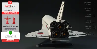 Space Shuttle Discovery 3D Printer Files | Assembly