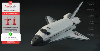 Space Shuttle Discovery 3D Printer Files | Assembly