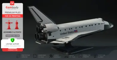 Space Shuttle Discovery 3D Printer Files | Assembly