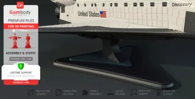 Space Shuttle Discovery 3D Printer Files | Assembly