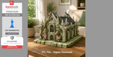 Blossom Cathedral STL File for 3D Print