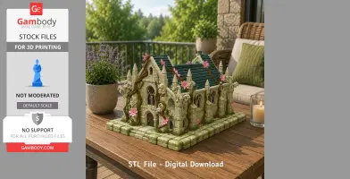 Blossom Cathedral STL File for 3D Print