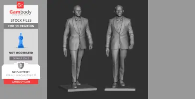 James Bond 007 STL File for 3D Print