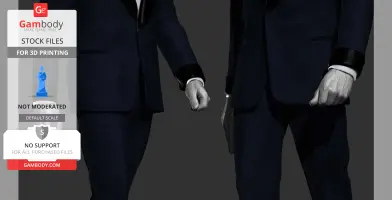 James Bond 007 STL File for 3D Print