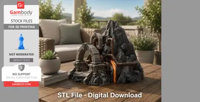 Dwarven Lava Forge STL File for 3D Print