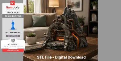Dwarven Lava Forge STL File for 3D Print