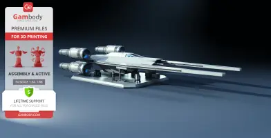 U-Wing Starfighter 3D Printer Files | Assembly + Action