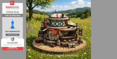 Desert Outpost Cantina STL File for 3D Print