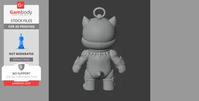 Winnie the Pooh Black Panther Ring Figure