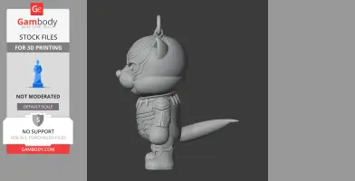 Winnie the Pooh Black Panther Ring Figure