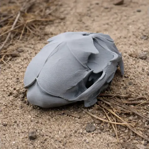 African Golden Cat Skull