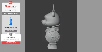 Winnie the Pooh Captain America Ring Figure